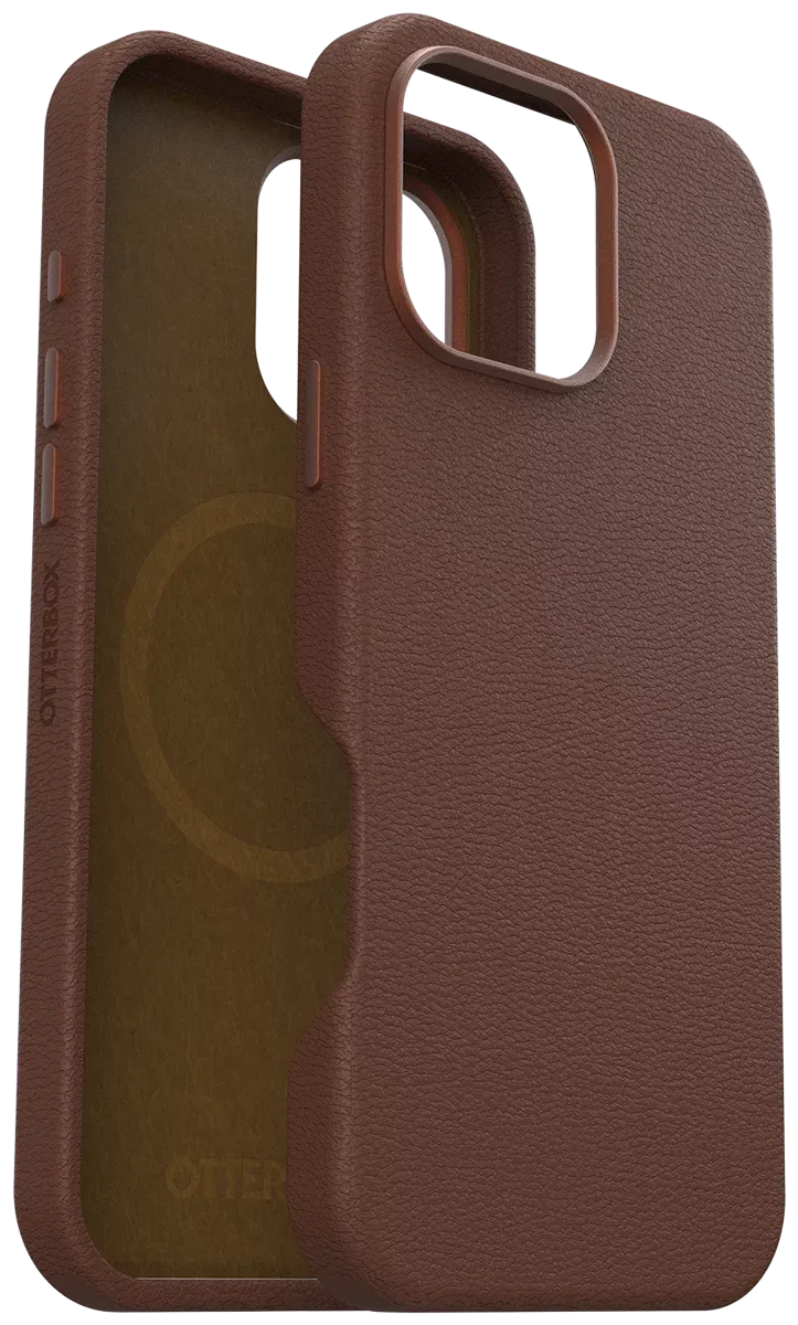 OtterBox Symmetry Cactus Leather - iPhone 16 Pro Max - Rich Adobe (Brown)
