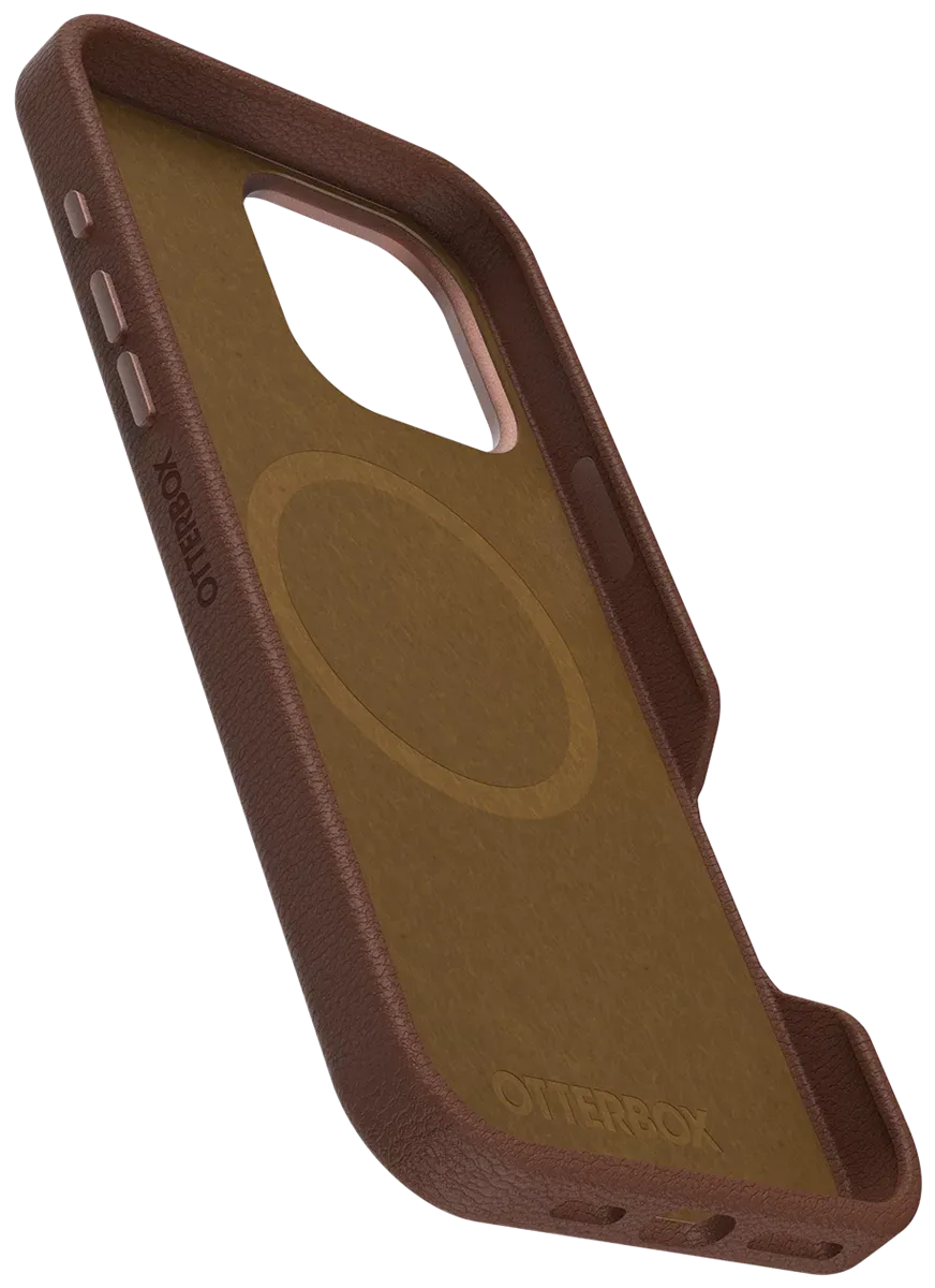 OtterBox Symmetry Cactus Leather - iPhone 16 Pro Max - Rich Adobe (Brown)