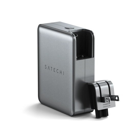 145W USB-C 4-port GaN Travel Charger - Space Grey