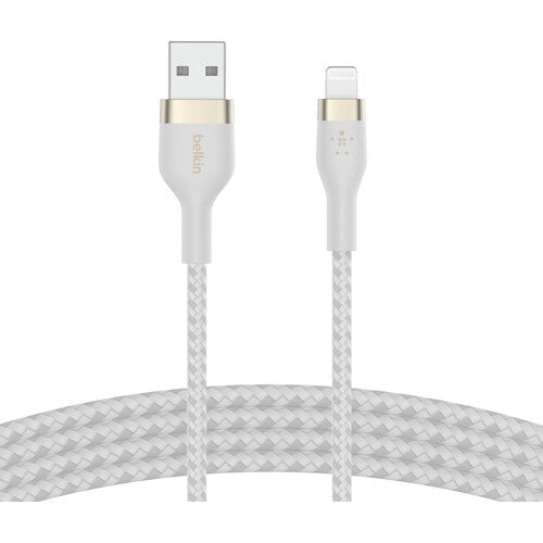 Belkin BOOST CHARGE™ Lightning to USB-A Cable (Braided) - 2m - White
