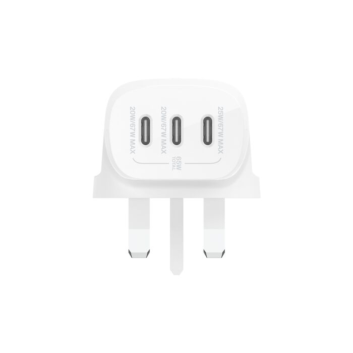 BOOSTCHARGE 3-Port USB-C Wall Charger with PPS 67w