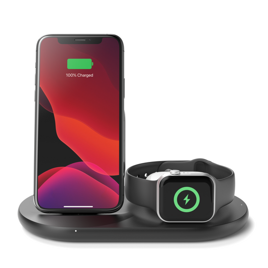Belkin Boost Charge 3-in-1 Qi Charger - Black