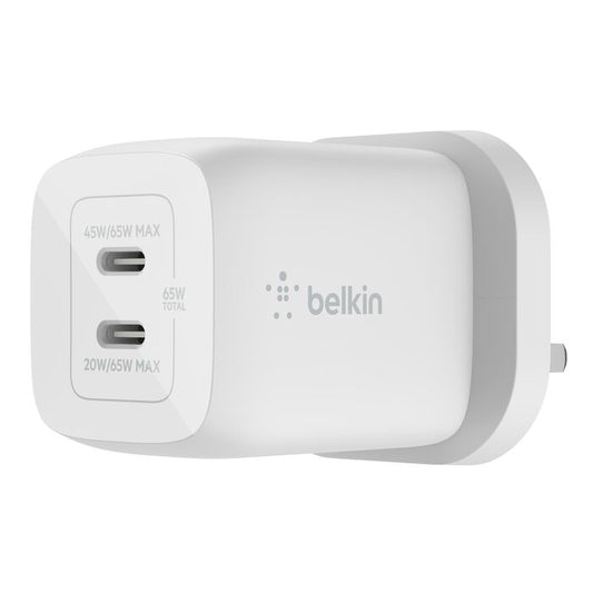 Belkin 65W PD Dual USB-C Charger