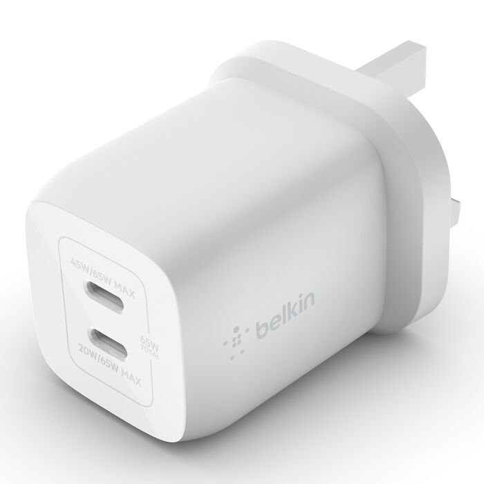 Belkin 65W PD Dual USB-C Charger
