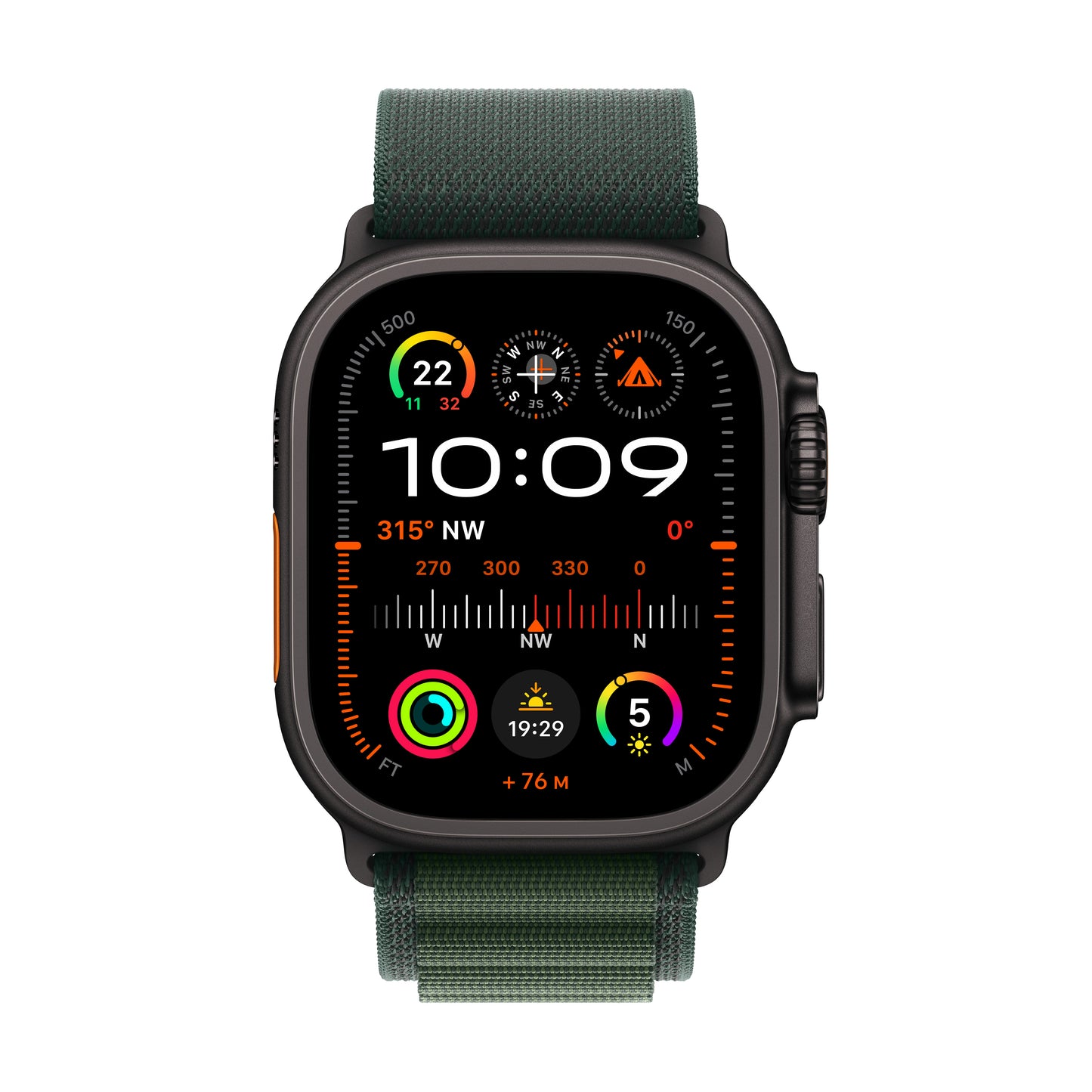 Apple_Watch_Ultra_2_49mm_Black_Titanium_Alpine_Loop_Dark_Green_PDP_Image_Position_2__GBEN