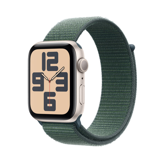 Apple_Watch_SE_44mm_GPS_Starlight_Aluminum_Sport_Loop_Lake_Green_PDP_Image_Position_1__GBEN