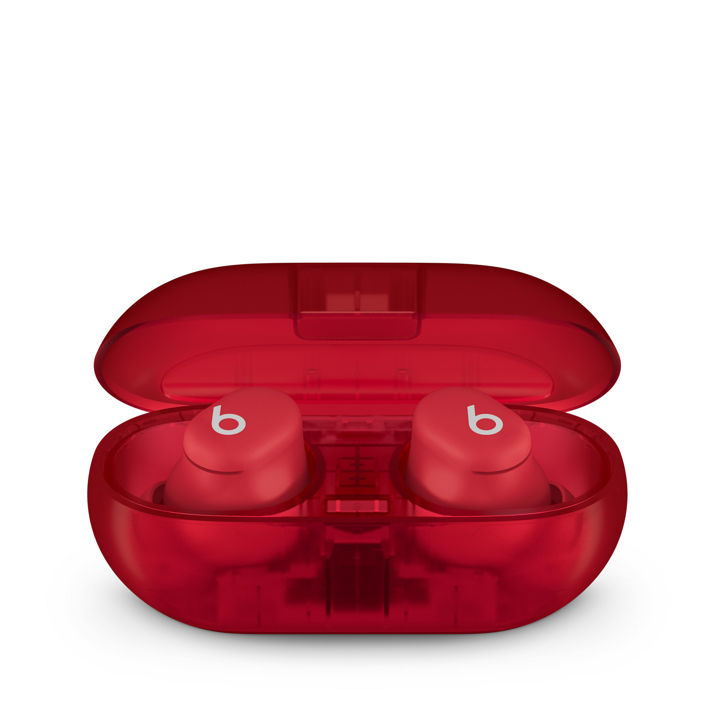 Beats Solo Buds - True Wireless Earbuds - Transparent Red - Transparent Red