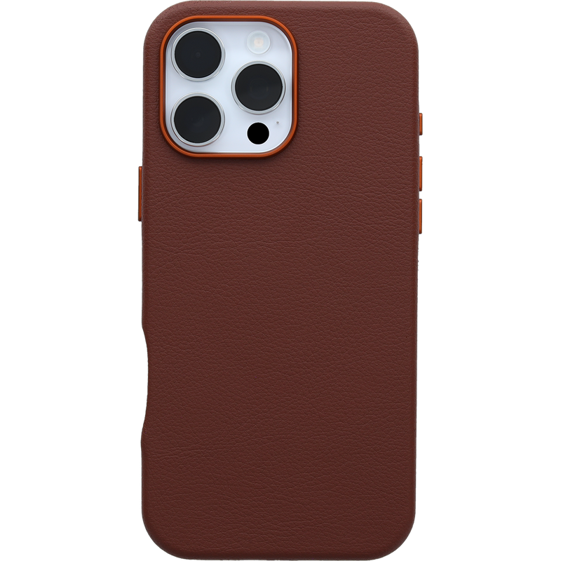 OtterBox Symmetry Cactus Leather - iPhone 16 Pro Max - Rich Adobe (Brown)