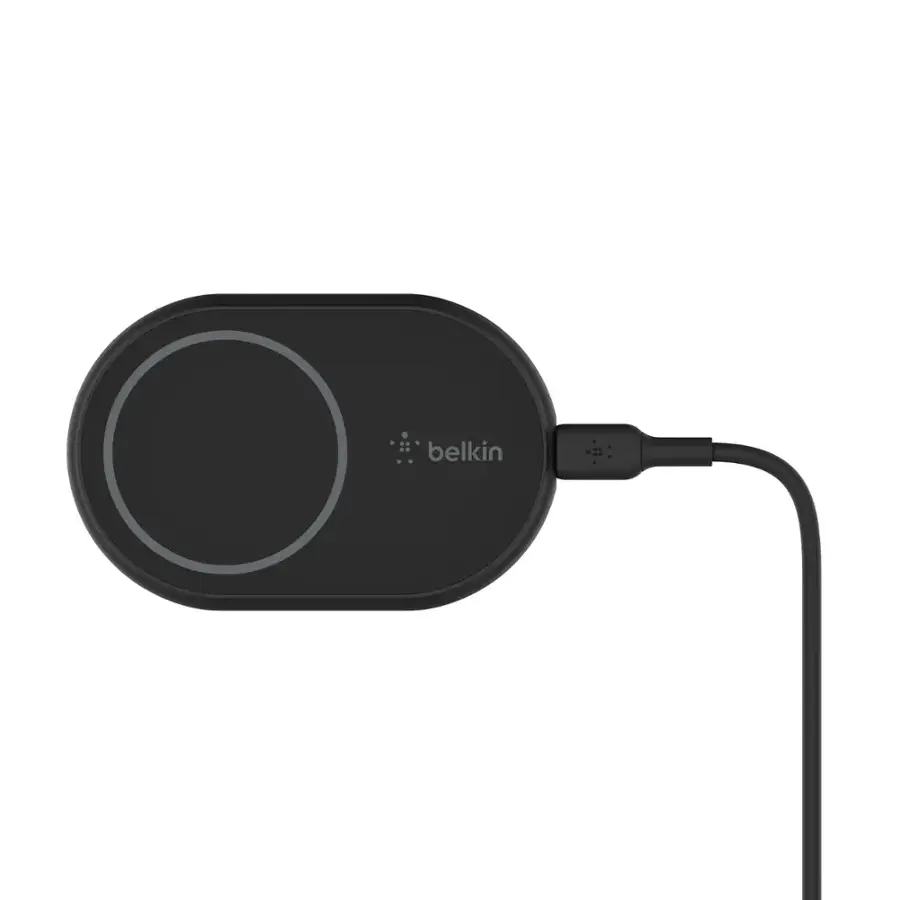Belkin Magnetic Wireless Car Vent Mount + Car Charger - Black