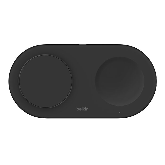 BOOST CHARGE™ PRO 2in1 Qi2 15w Magnetic Charging Pad, Black