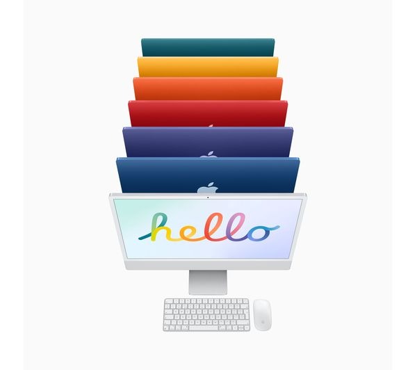 Apple iMac 24-inch - 256GB - M1 8-core CPU / 8-core GPU - Pink