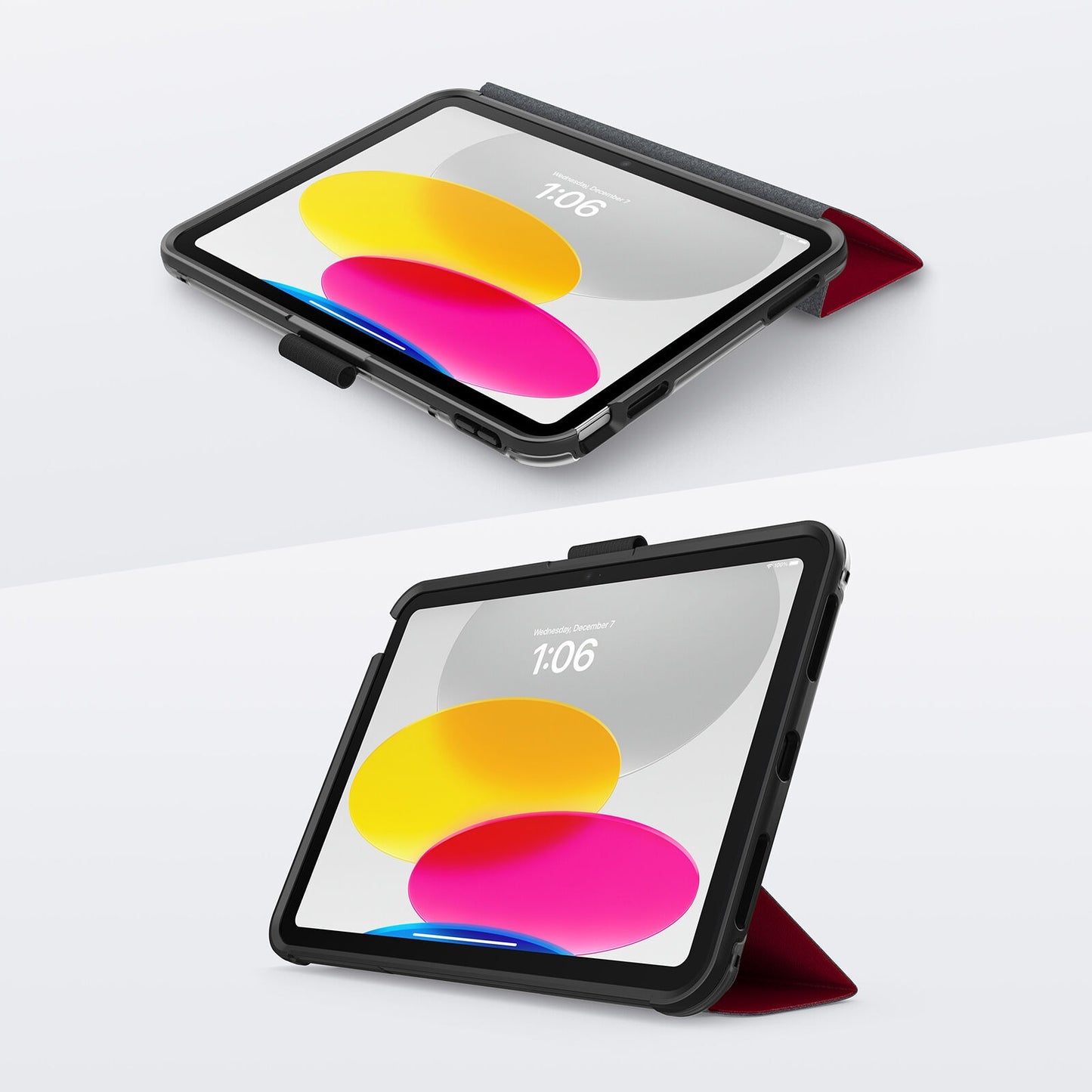 OtterBox Symmetry Folio - Apple iPad 10th Gen - Ruby Sky (Red)