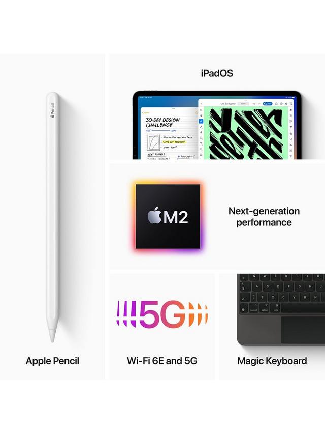 11-inch iPad Pro Wi-Fi + Cellular (4th Gen) - 2TB - Silver