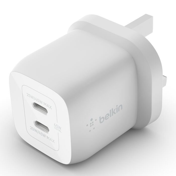 Belkin 45W PD Dual USB-C Charger
