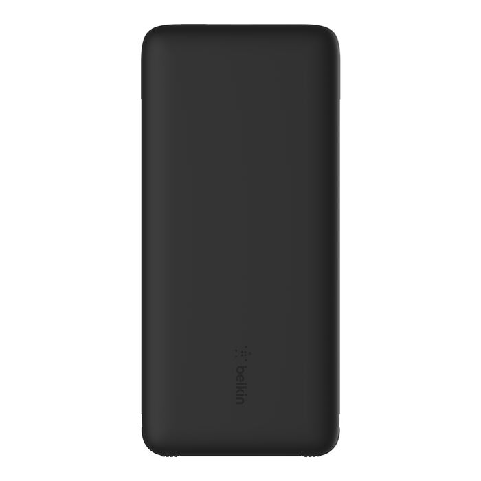 BOOST CHARGE™ 10,000 mAh  PD Powerbank with Integrated Cables (USB-C and Lightning), Black