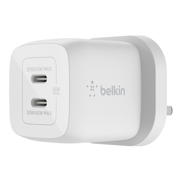 Belkin 45W PD Dual USB-C Charger