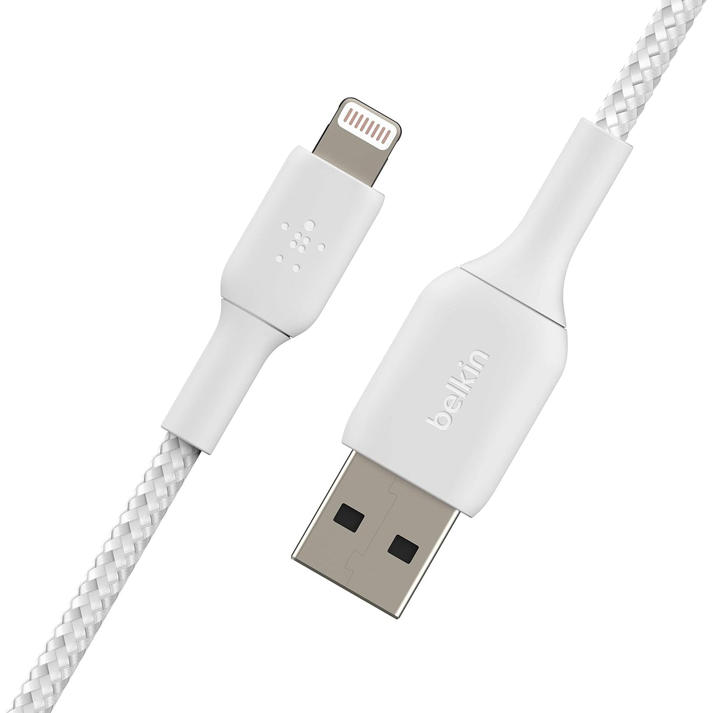 Belkin Boost Charge Braided Lightning Cable - 1m - White