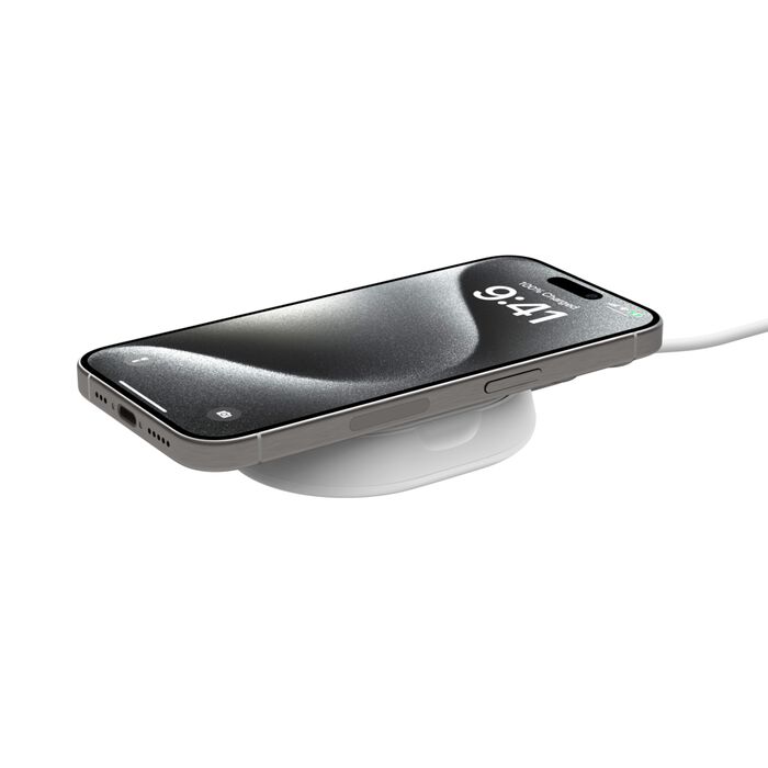 BOOST CHARGE™ PRO Convertible Qi2 15w Magnetic Charging Stand, w/o PSU, White