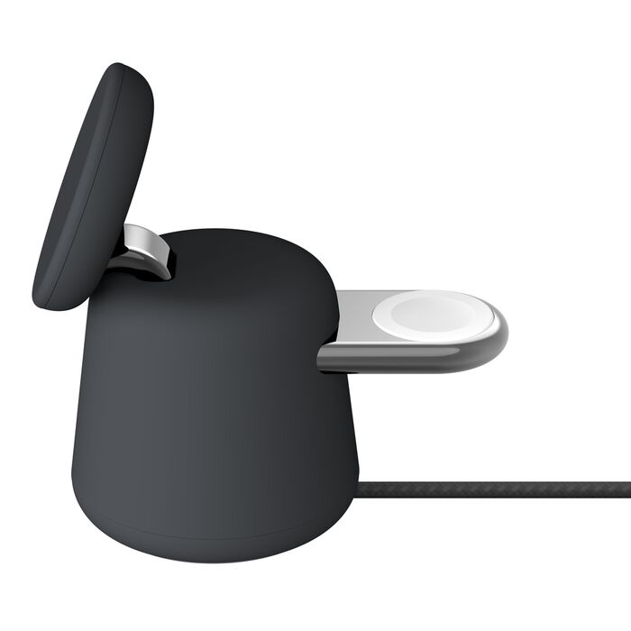 BOOST CHARGE™ PRO 2in1 MagSafe 15w Charging Stand, Charcoal