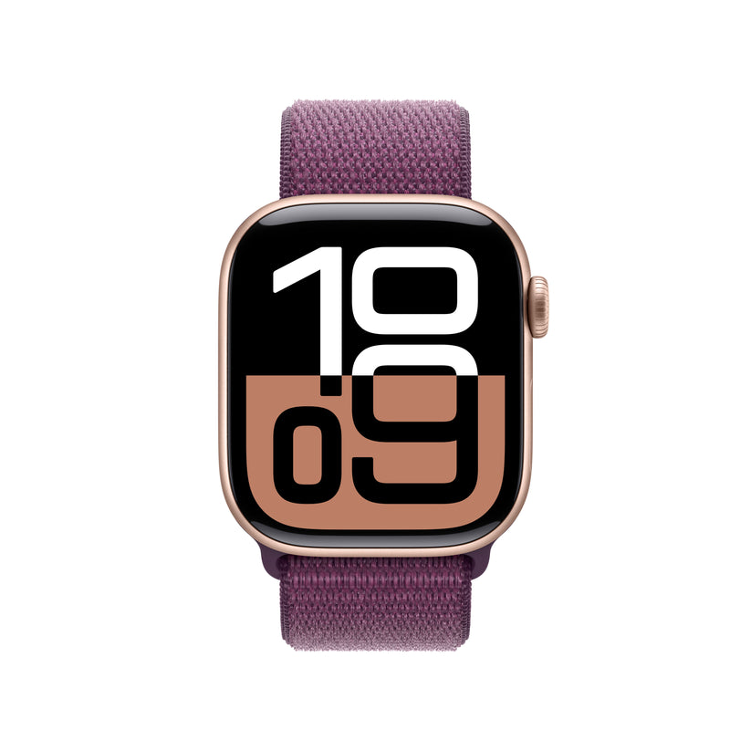 Apple_Watch_Series_10_42mm_GPS_Rose_Gold_Aluminum_Sport_Loop_Plum_PDP_Image_Position_2__GBEN
