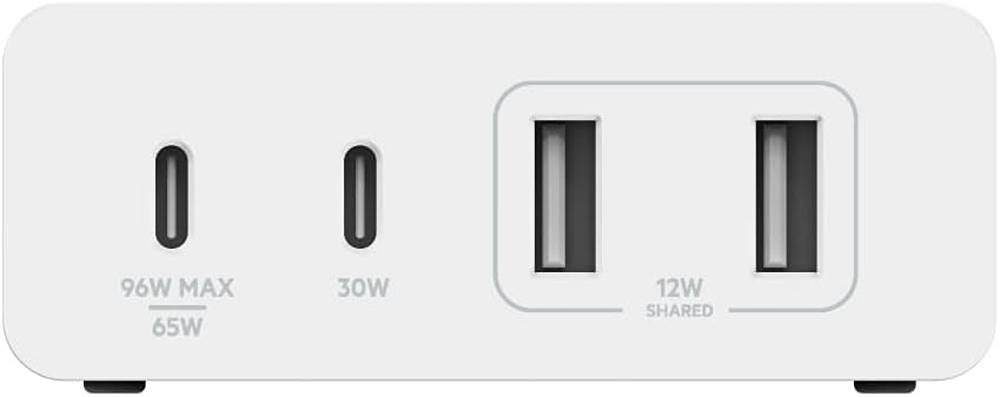 Belkin 108W 4-Ports USB Desktop Charger (Dual USB-C and Dual USB-A)