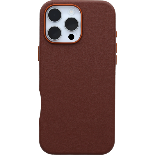 OtterBox Symmetry Cactus Leather - iPhone 16 Pro - Rich Adobe (Brown)