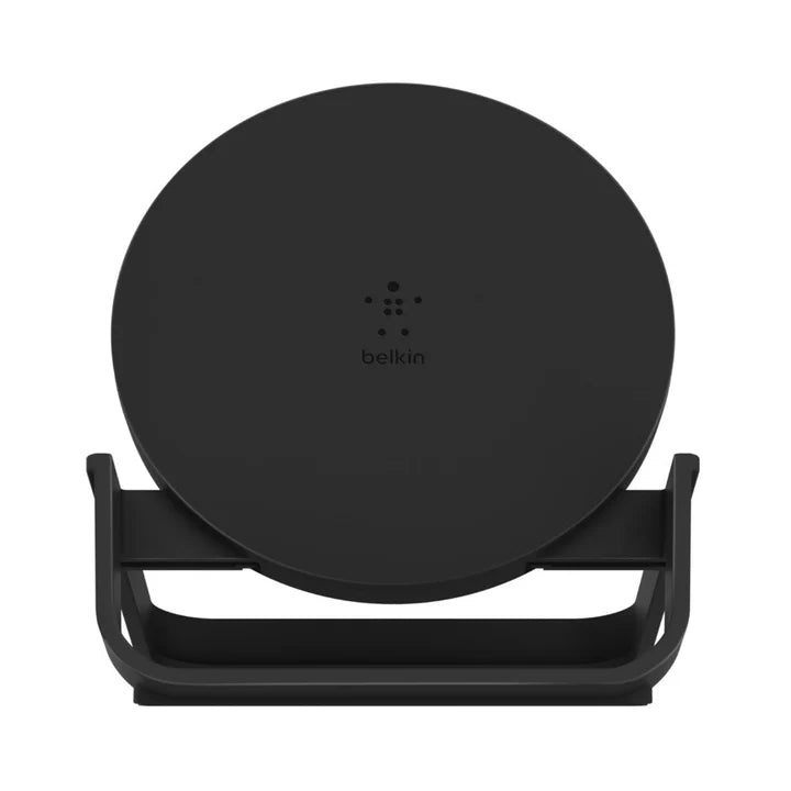 BOOST CHARGE™ Qi 10w wireless Charging Stand w PSU (UK Power Supply Included), Black