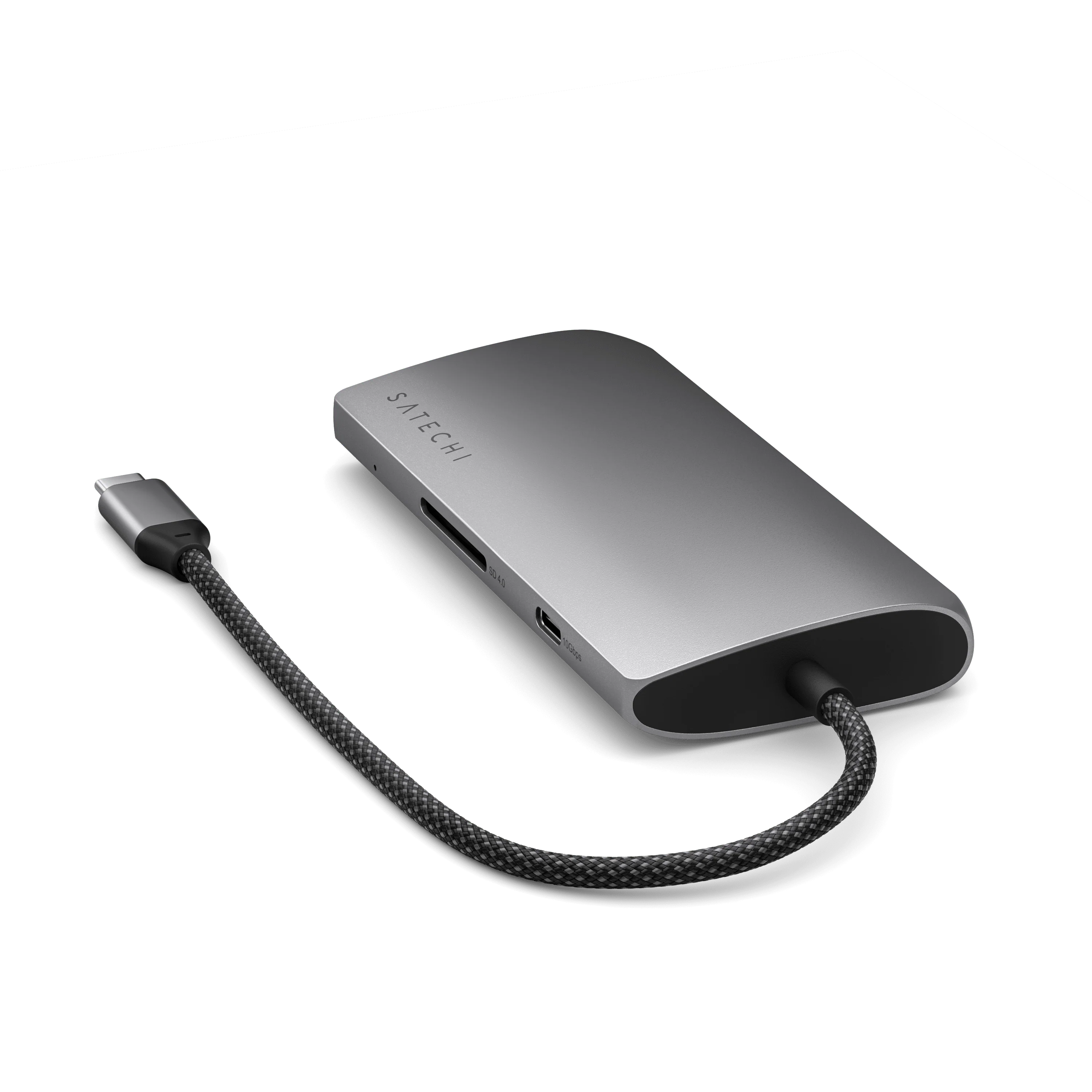 Satechi USB-C Multiport Adapter 8K w/Ethernet V3, Space Gray – iQ Guernsey