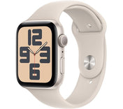 Apple Watch SE - 44mm - Starlight with Starlight Sport Band (M/L)