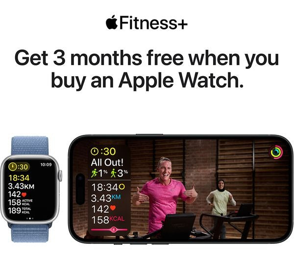 Apple Watch SE - 44mm - Starlight with Starlight Sport Band (M/L)