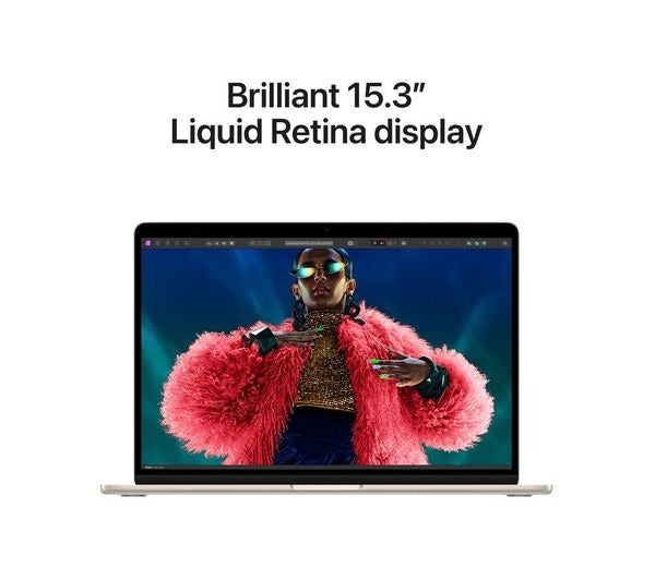 15-inch MacBook Air - M3 chip - 8-core CPU / 10-core GPU - 24GB - 512GB - Starlight